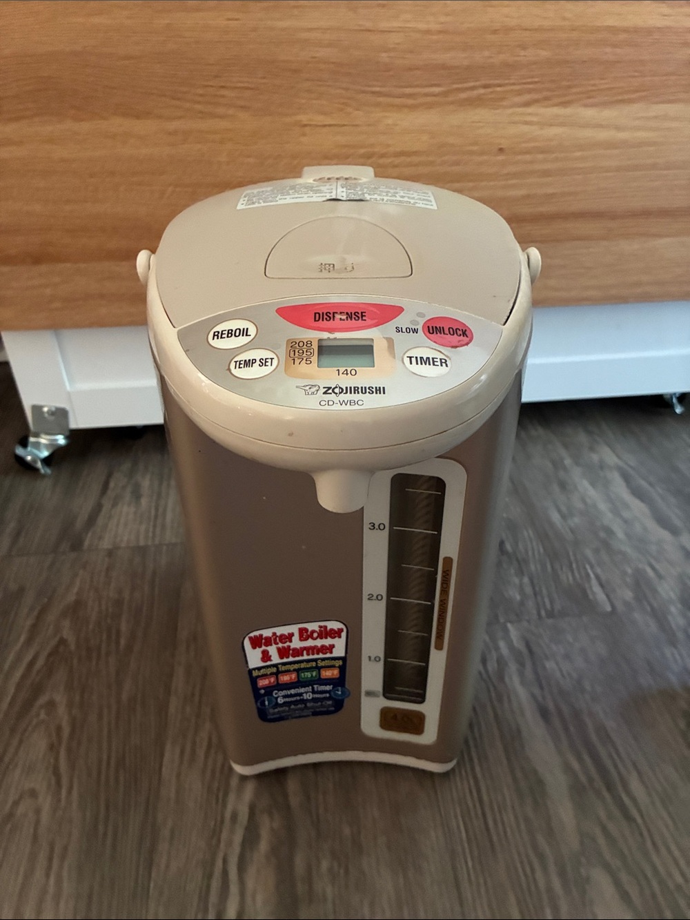 Zojirushi 4L Water Boiler